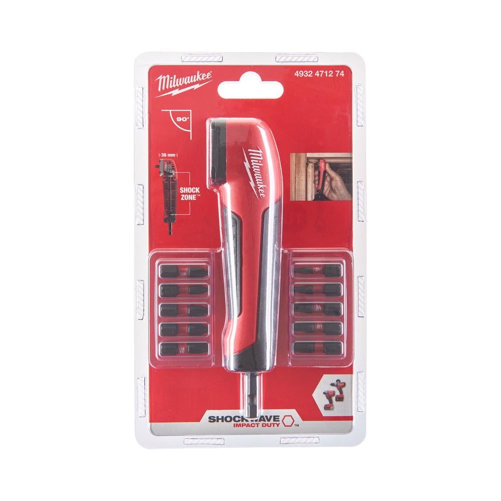 Насадка кутова Milwaukee Shockwave з бітами (4932471274) - фото 3