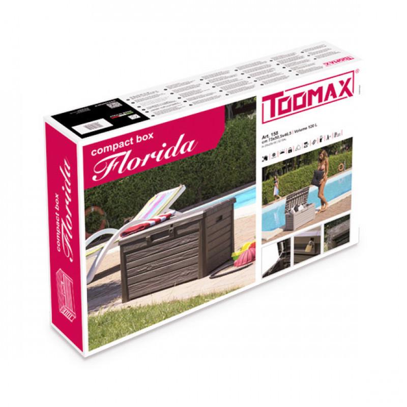 Скриня пластикова Compact Box Toomax 120 л Сірий (5149) - фото 2