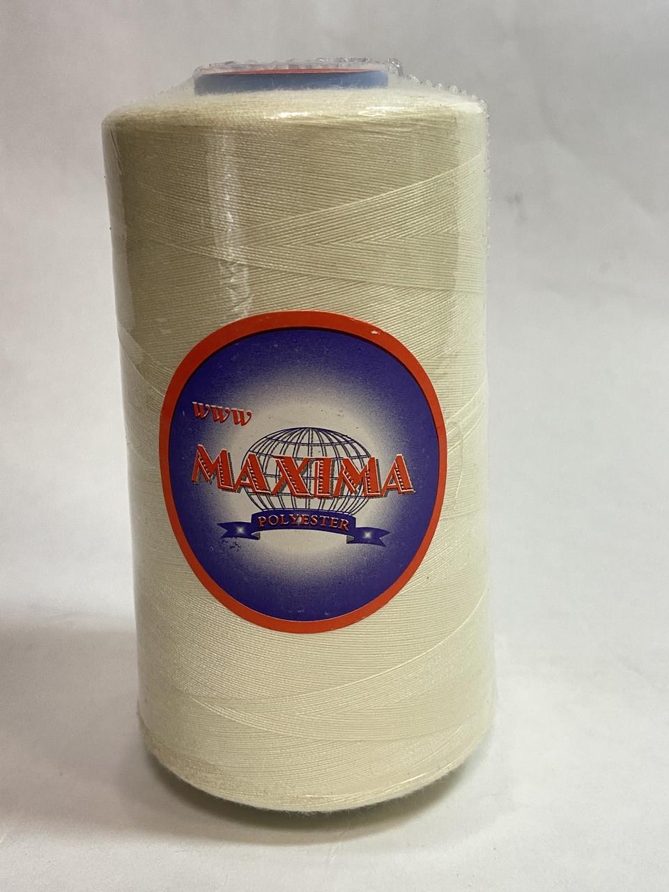 Нитки швейні Maxima 40/2 Кремовий (121)