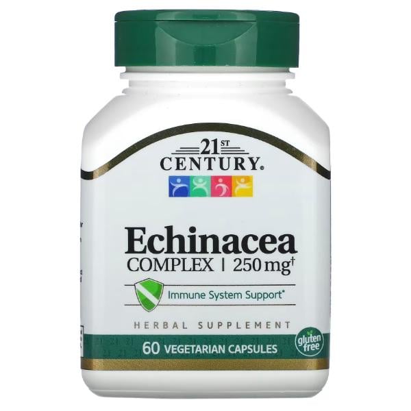 Эхинацея 21st Century Echinacea Complex 250 мг 60 вег капс. (000026024)