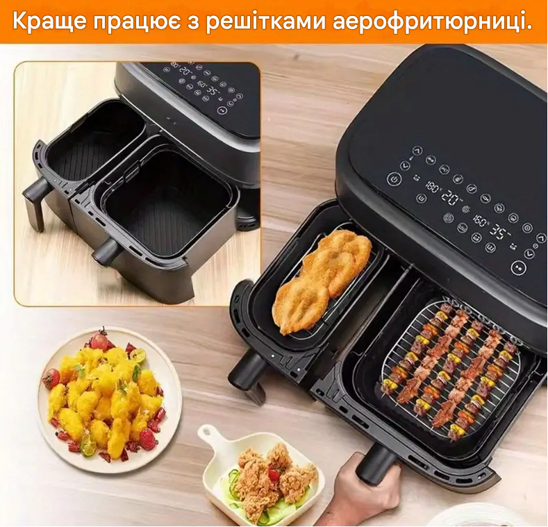 Формы силиконовые для фритюрниц 2 шт. Черный (SAM-223) - фото 4 Формы силиконовые для фритюрниц 2 шт. Черный (SAM-223) - фото 4