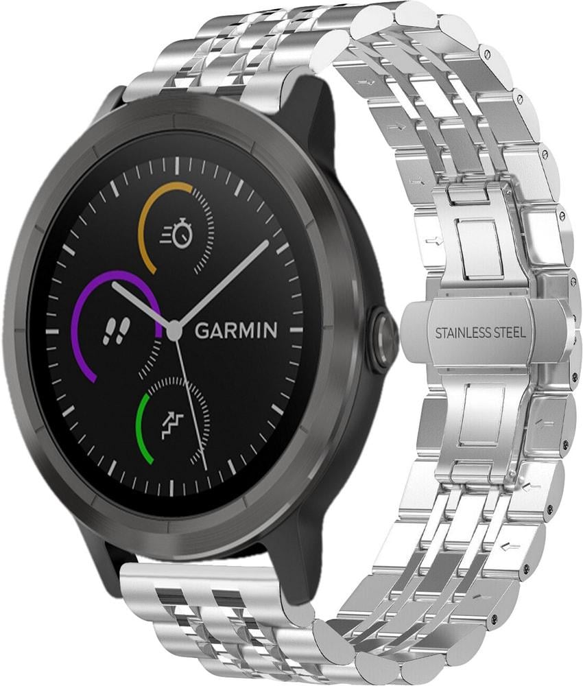 Металевий Ремінець Spinye для Garmin Vivoactive 3 Silver (28079-59)