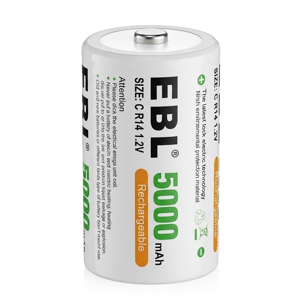 Набір акумуляторів EBL Type C HR14 5000 mAh Ni-MH 4 шт. (34081202)
