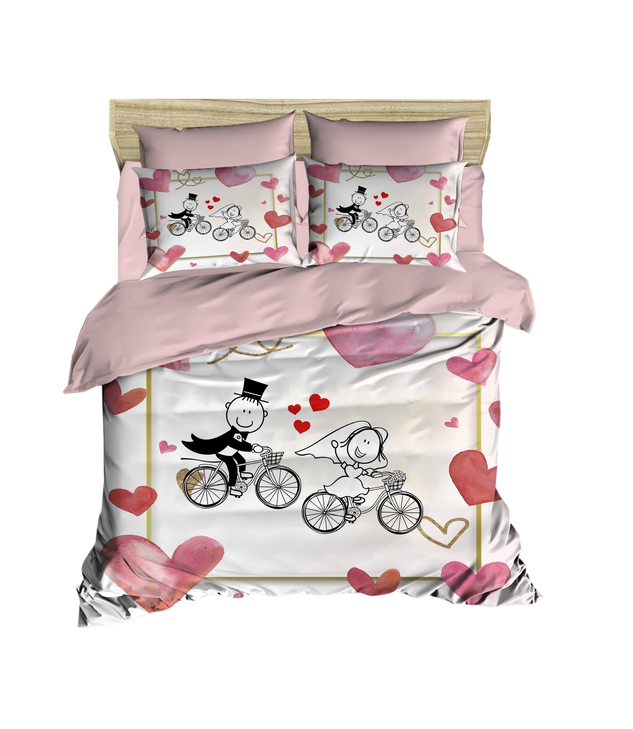 Комплект постельного белья LIGHTHOUSE ranforce+3D Wedding Trip 200х220 см (2200000600943)