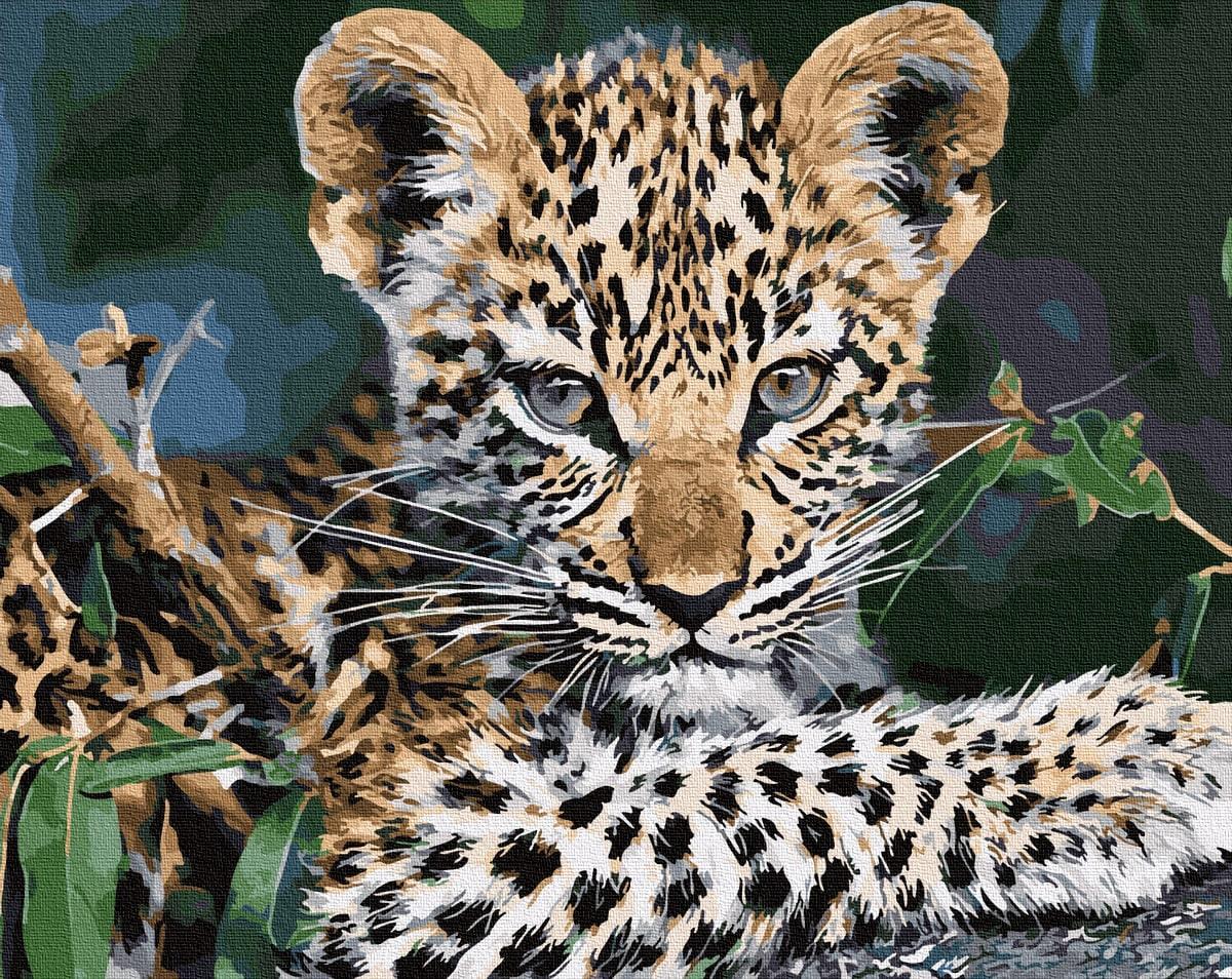 Картина за номерами Brushme GX33731 Леопардик 40x50 см (1426940400) Картина за номерами Brushme GX33731 Леопардик 40x50 см (1426940400)