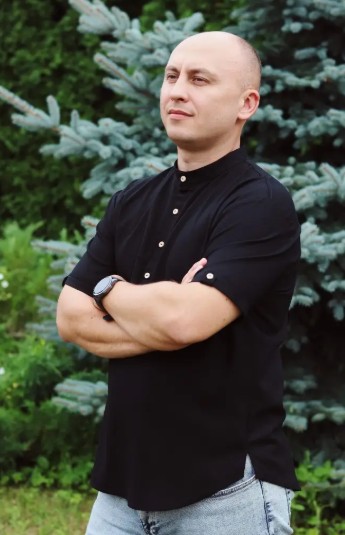 Рубашка мужская льняная XL Черный (0001860-XL)