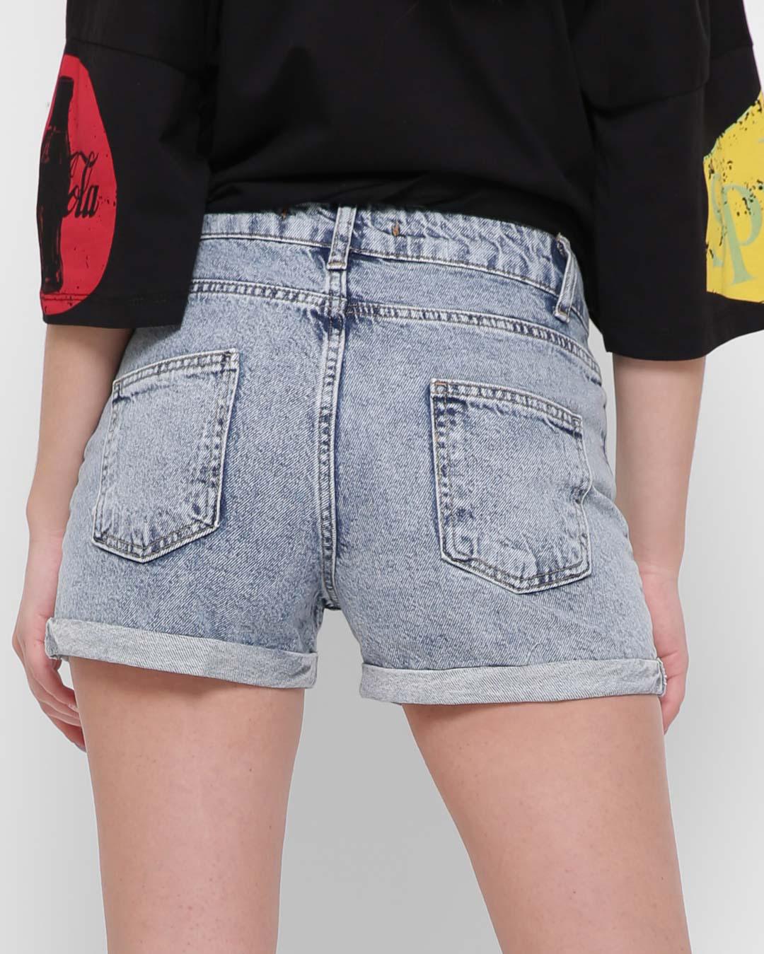 Шорти джинсові Levure -31886-11 M Блакитний (2000002405399) - фото 5 Шорти джинсові Levure -31886-11 M Блакитний (2000002405399) - фото 5