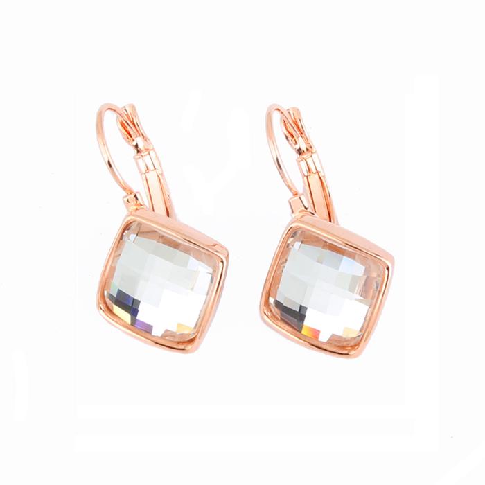 Серьги с кристаллами Сваровски Italina 085248g Белый