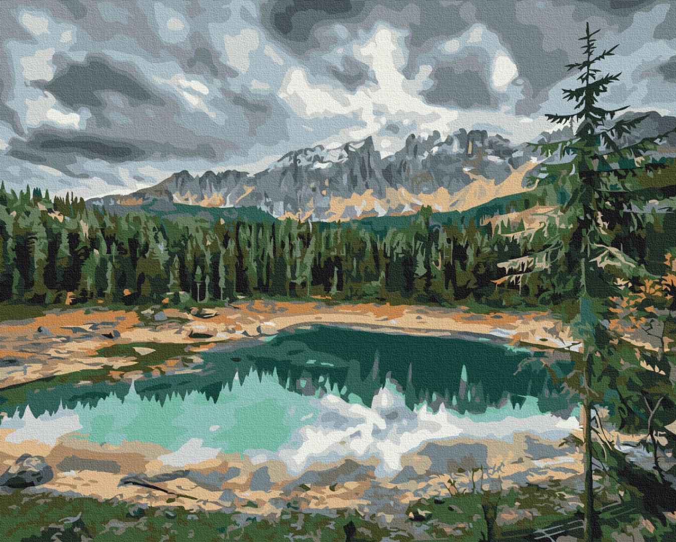 Картина по номерам Brushme Озеро Карется 50x60 см (BS53779L)