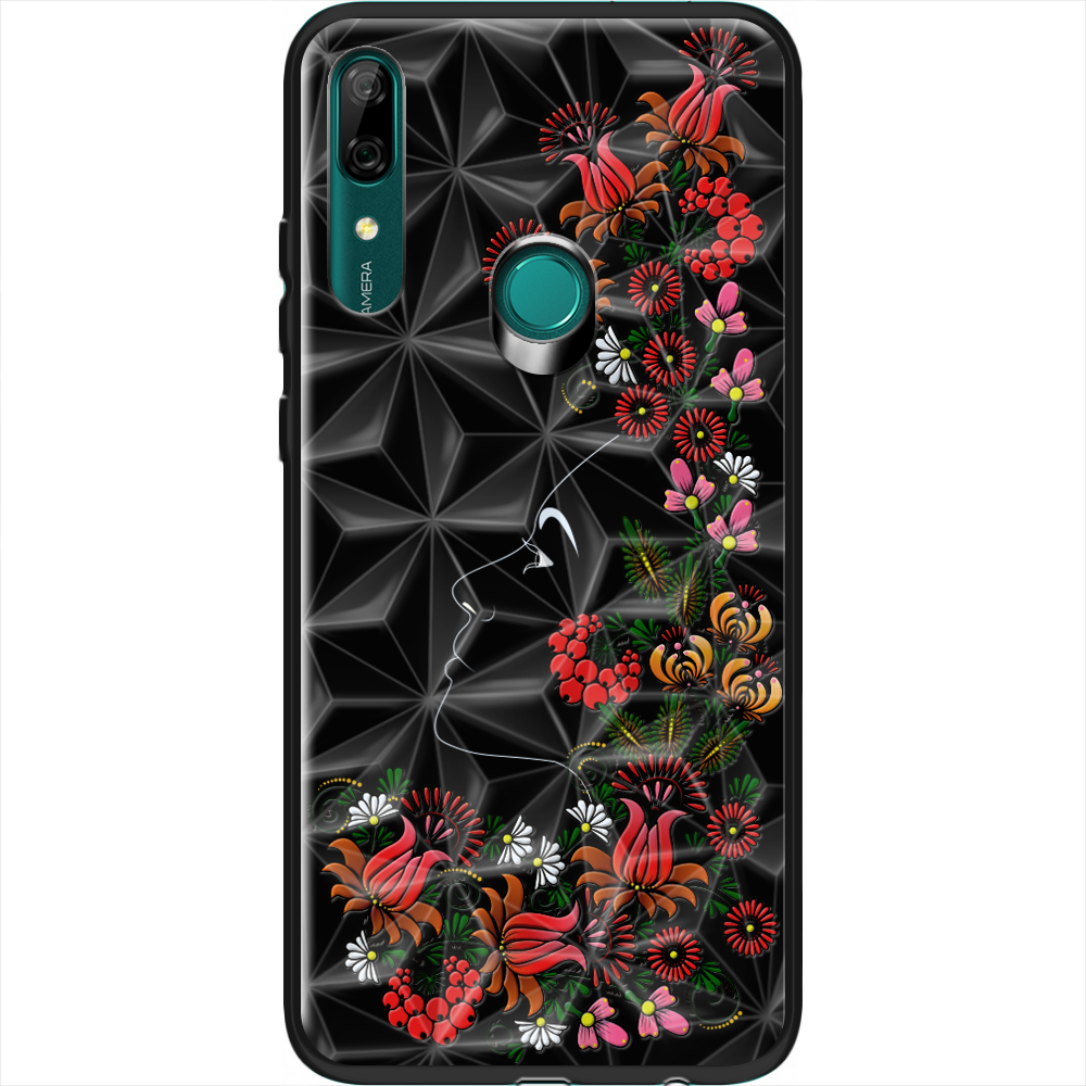 Чохол Boxface Huawei P Smart Z 3D Ukrainian Muse Чорний силікон із призмою (37381-bk64-37848)