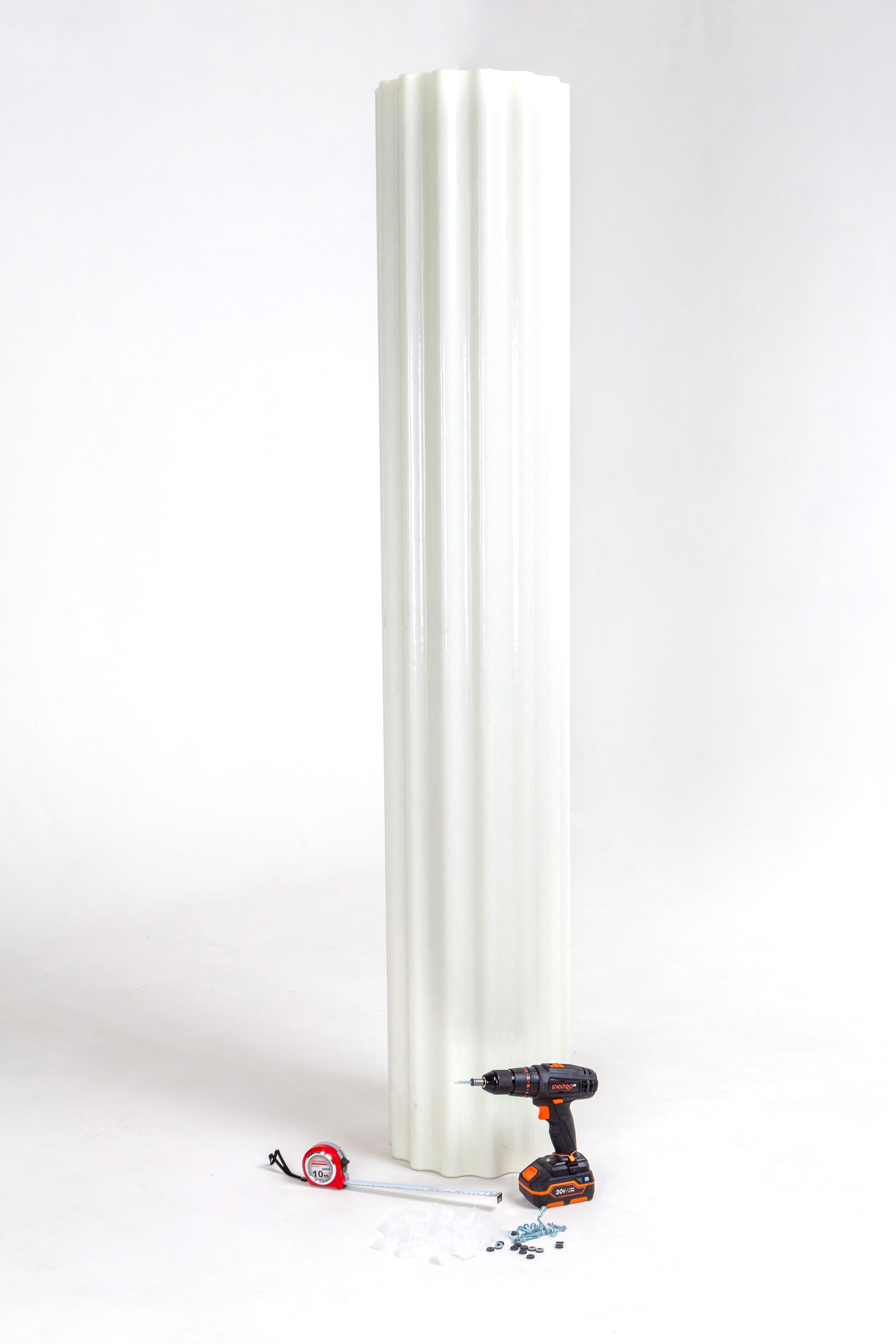 Шифер в рулонах пластиковый гофрированный PolyRoll 2 м Молочный - фото 2 Шифер в рулонах пластиковый гофрированный PolyRoll 2 м Молочный - фото 2