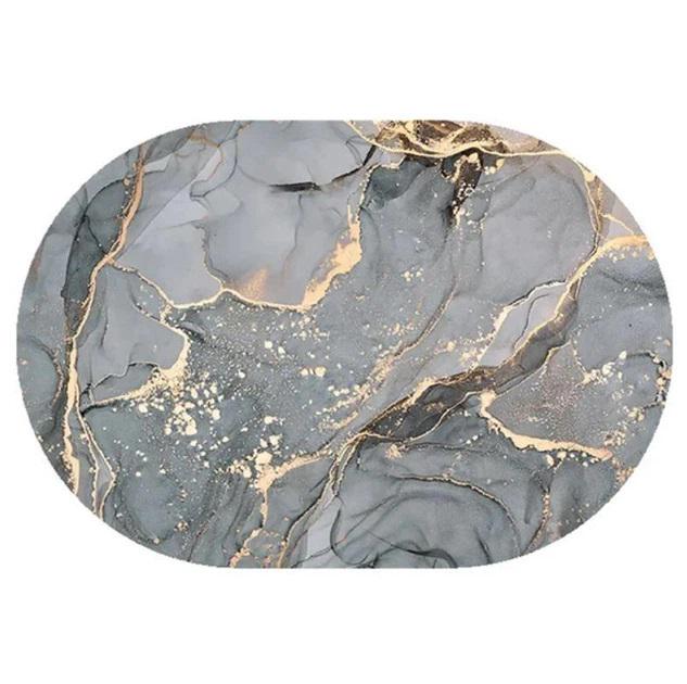 Коврик для ванной комнаты антискользкий 3D Мрамор 38х58 см