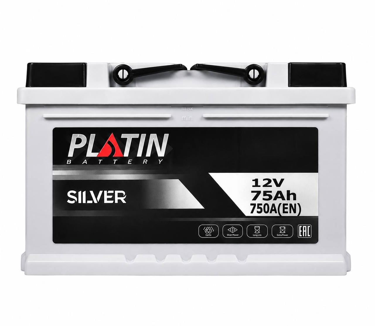 Акумулятор автомобільний Platin Silver 75 Ah 750A R+ 12V (3151128413) Акумулятор автомобільний Platin Silver 75 Ah 750A R+ 12V (3151128413)