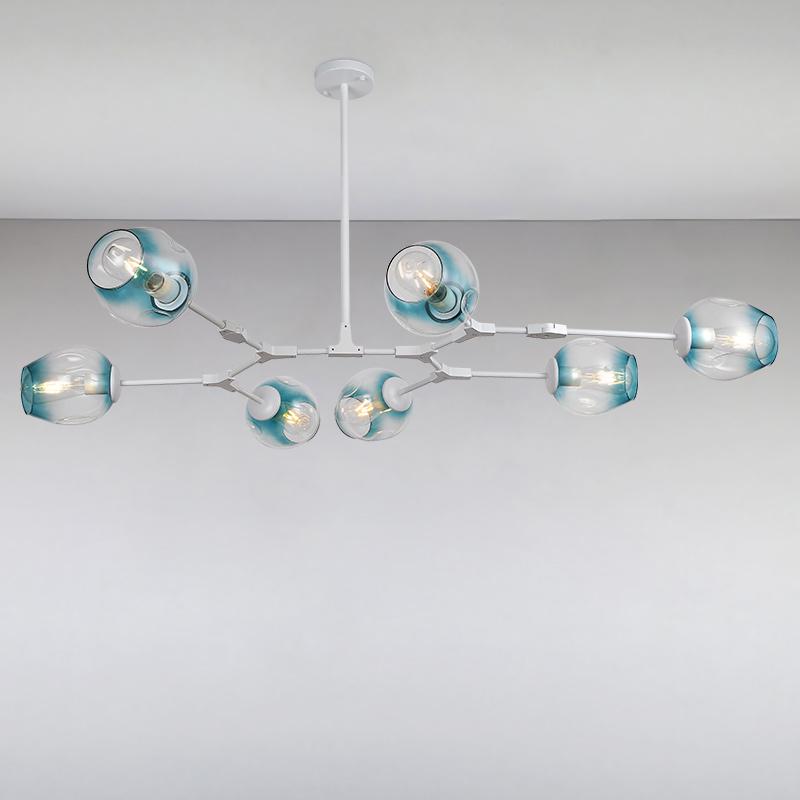 Люстра підвісна молекула Light House LS-15226-7 WH/BL Білий
