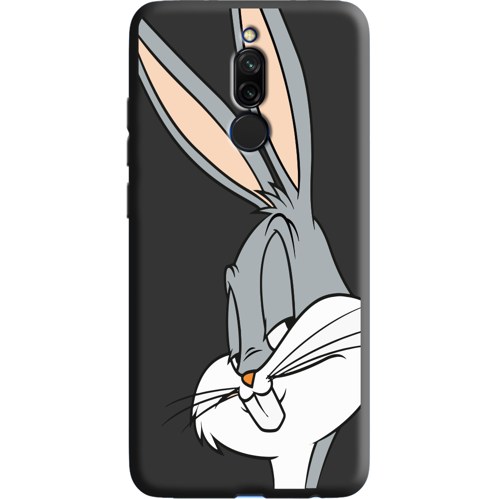 Чехол Boxface Xiaomi Redmi 8 Lucky Rabbit Черный силикон (38411-bk81-38679)