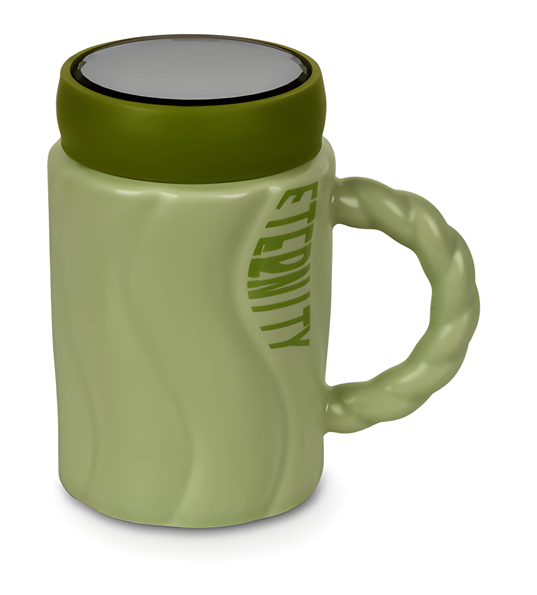 Чашка керамическая Eternity R97505 с закрученной крышкой 420 мл Салатовый (615500)