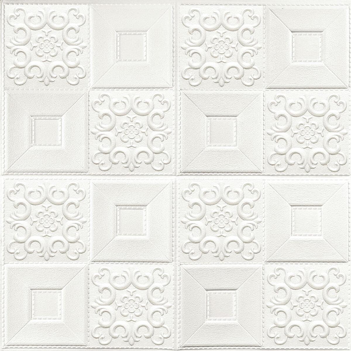 Панель самоклеящаяся декоративная настенно-потолочная 3D фигуры 114 700x700x5 мм (SW-00000006)