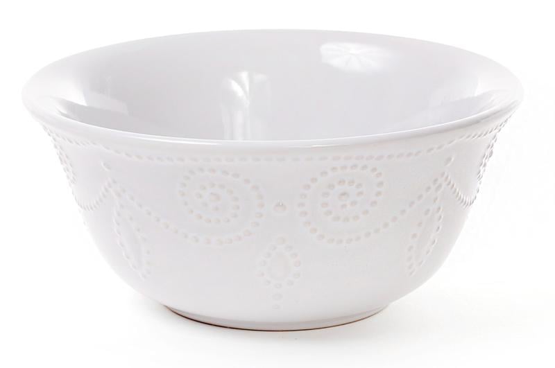 Набор салатников Leeds Ceramics 800 мл каменная керамика 6 шт. Белый (BD-931-172)