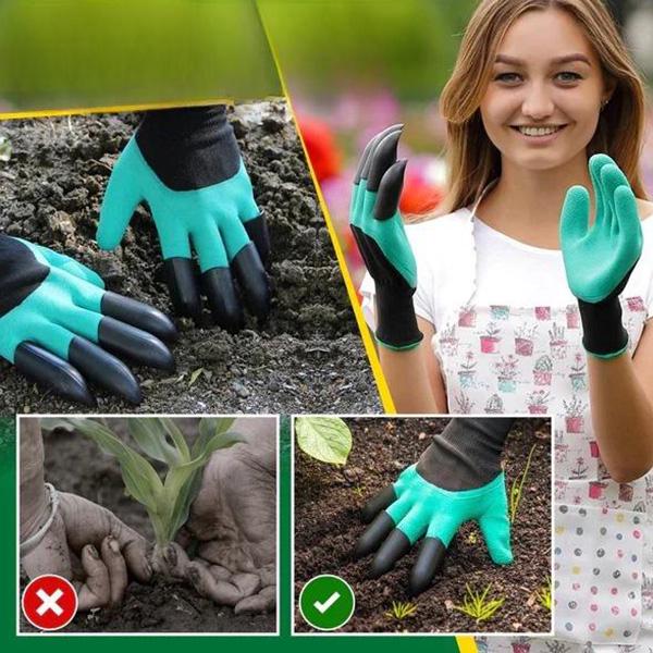 Садові рукавички з 4 кігтями Garden Genie Gloves універсальний розмір (id_2317) - фото 3 Садові рукавички з 4 кігтями Garden Genie Gloves універсальний розмір (id_2317) - фото 3