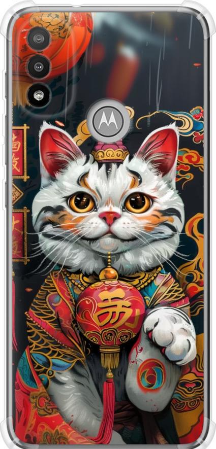Чехол на Motorola E20 China Cat v2 (6135sp-2509-42517) Чехол на Motorola E20 China Cat v2 (6135sp-2509-42517)