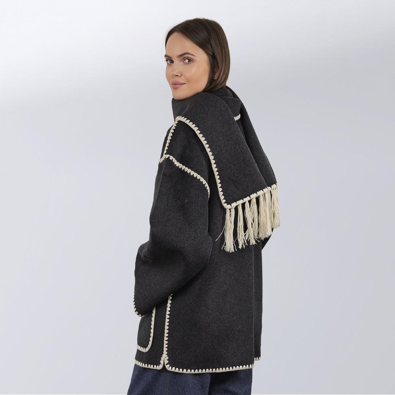 Пальто-куртка жіноча повсякденна TotemE L Чорний (2797308260) - фото 3 Пальто-куртка жіноча повсякденна TotemE L Чорний (2797308260) - фото 3