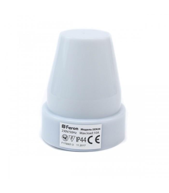 Датчик світла/фотореле Feron SEN26 IP44 10А (27813369)