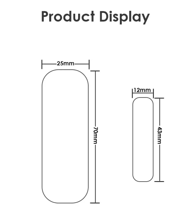 Датчик відкриття двері та вікна Tuya Zigbee бездротовий - фото 3