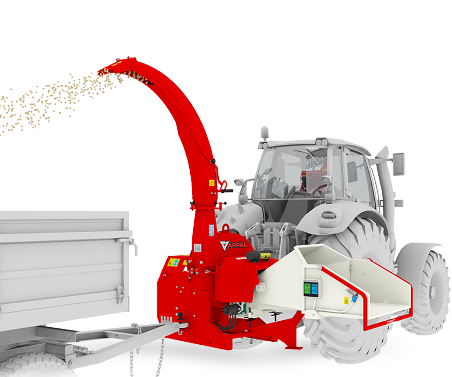 Подрібнювач гілок Arpal на щепу до трактора з системою (МК-170ТР)