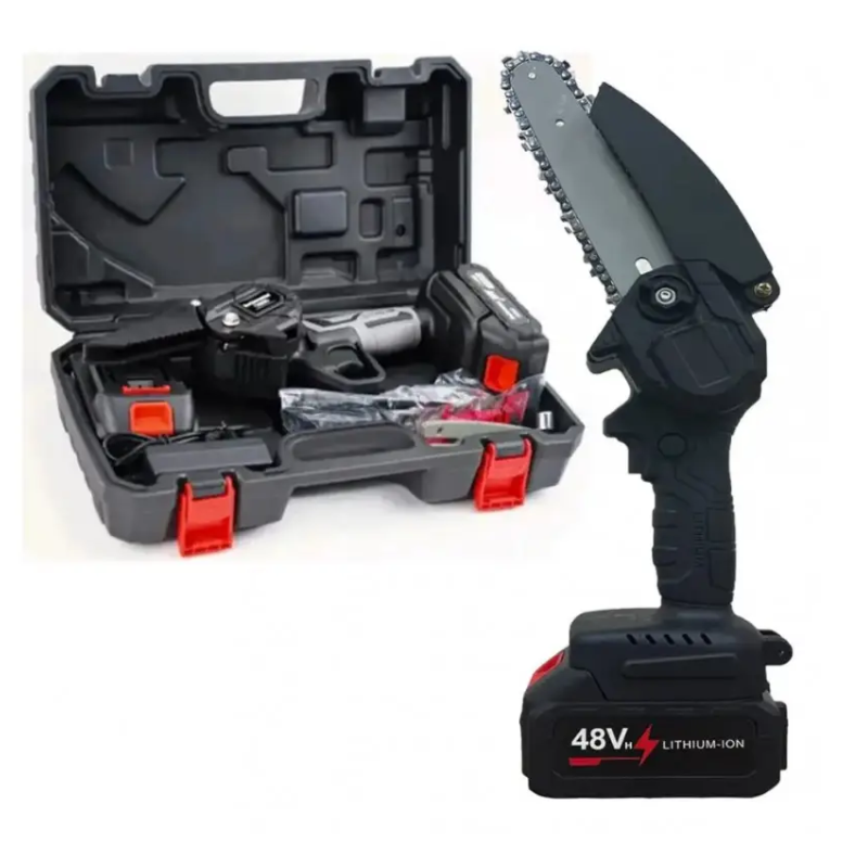 Пила мини цепная аккумуляторная Electric Chain Saw1 48V с аккумулятором в чемодане (2479517857) Пила мини цепная аккумуляторная Electric Chain Saw1 48V с аккумулятором в чемодане (2479517857)