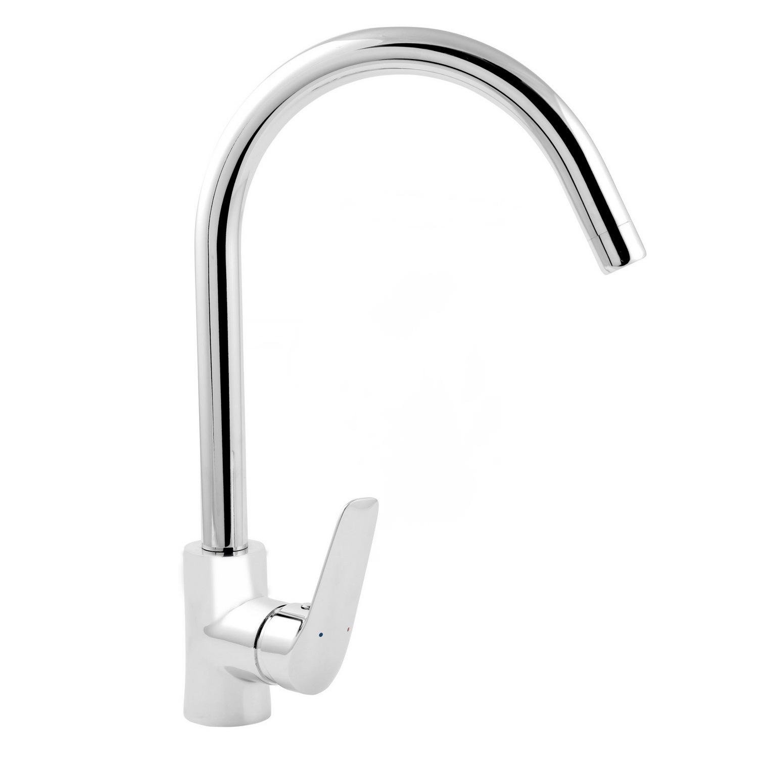 Смеситель для кухни Ferro Dijon BDJ4 однорычажный Хром (175030)