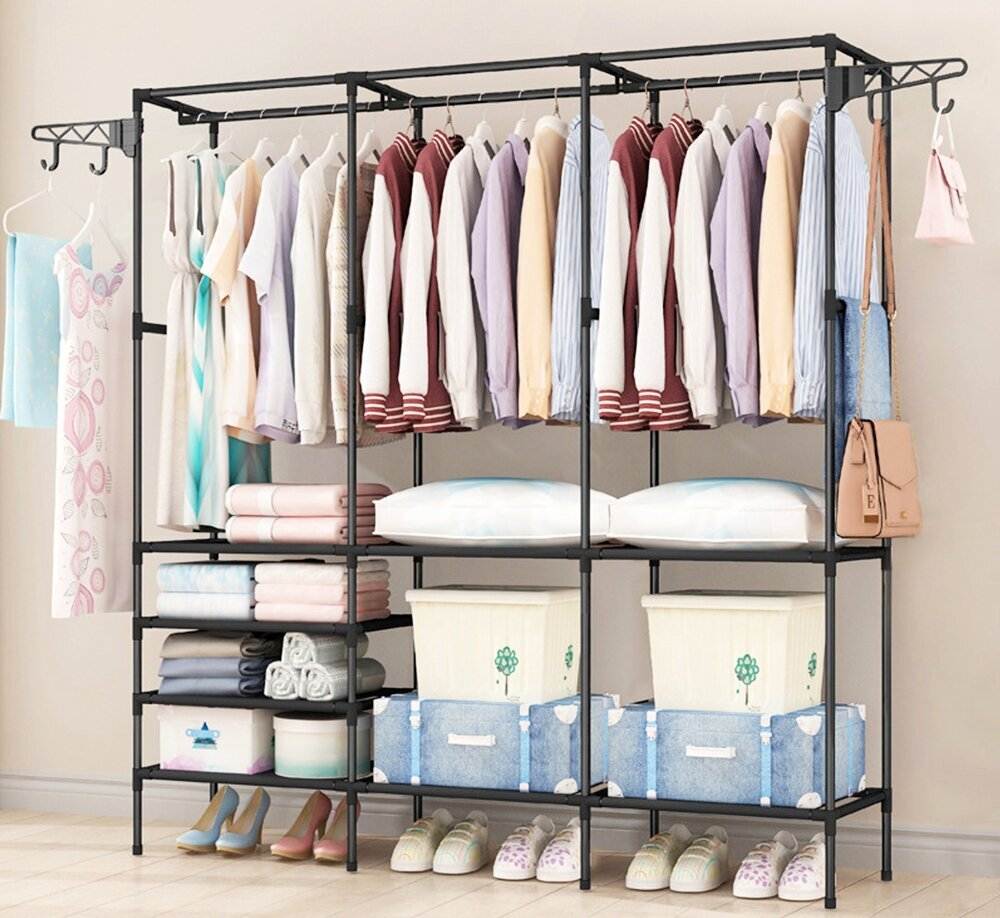 Вішалка для одягу на підлогу на 3 секції (70616) - фото 6