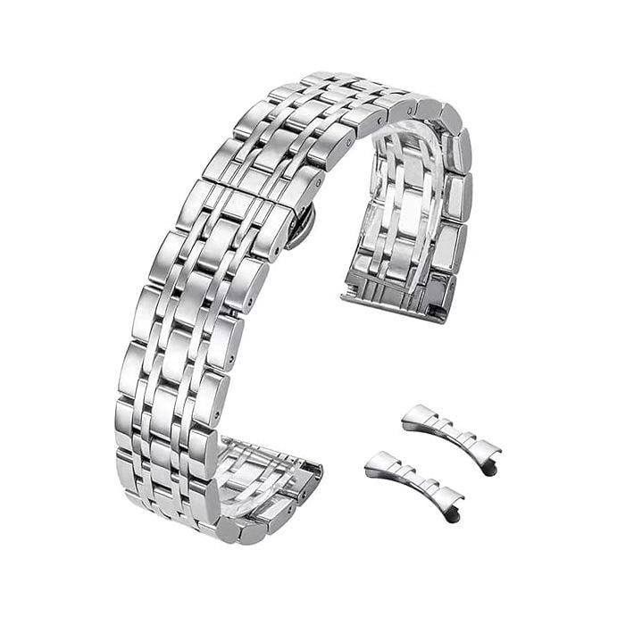 Браслет для наручного годинника сталевий 22 мм 316L Сріблястий ( IBW927S )