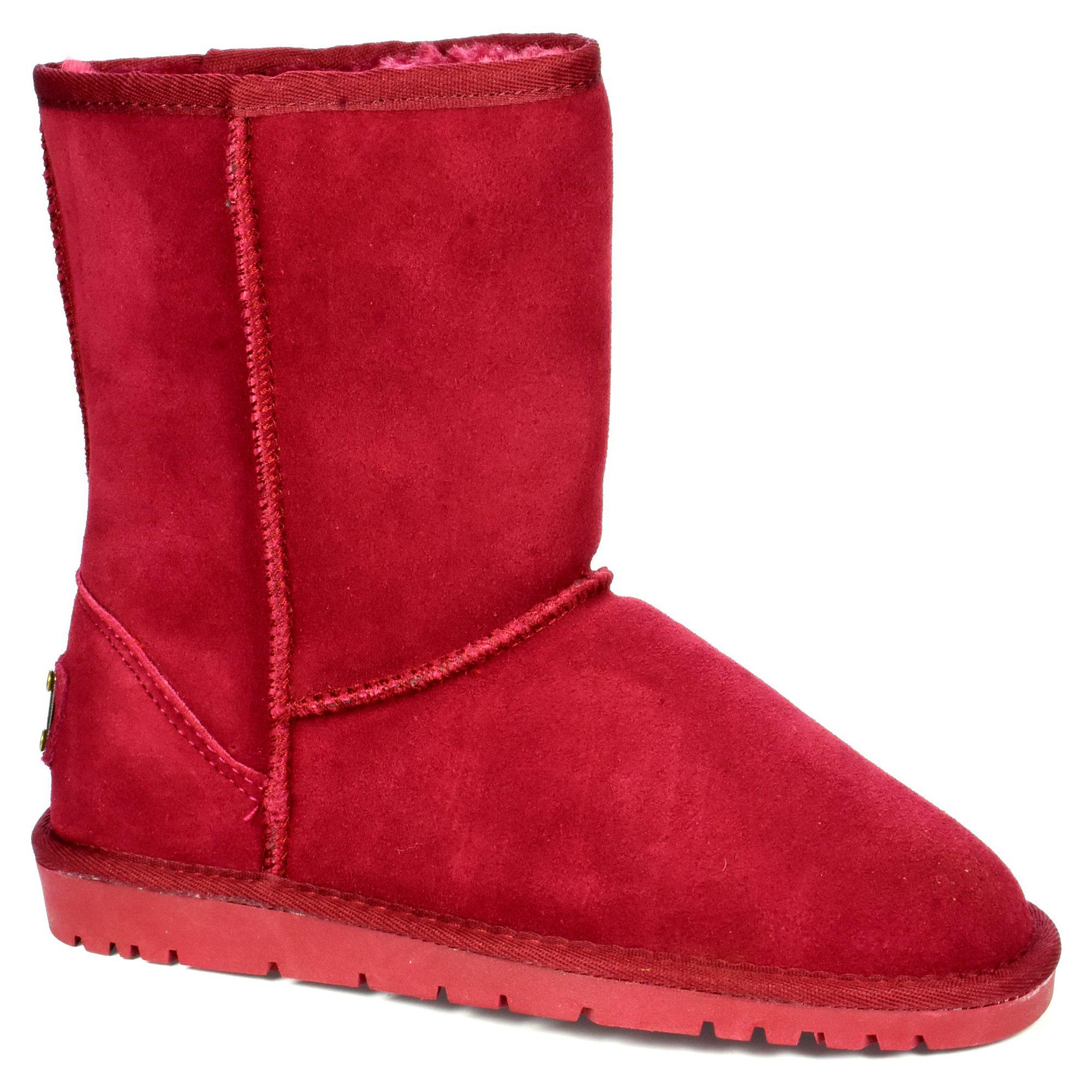 Угги женские зимние UBG р. 39 Бордовый (011238-39)