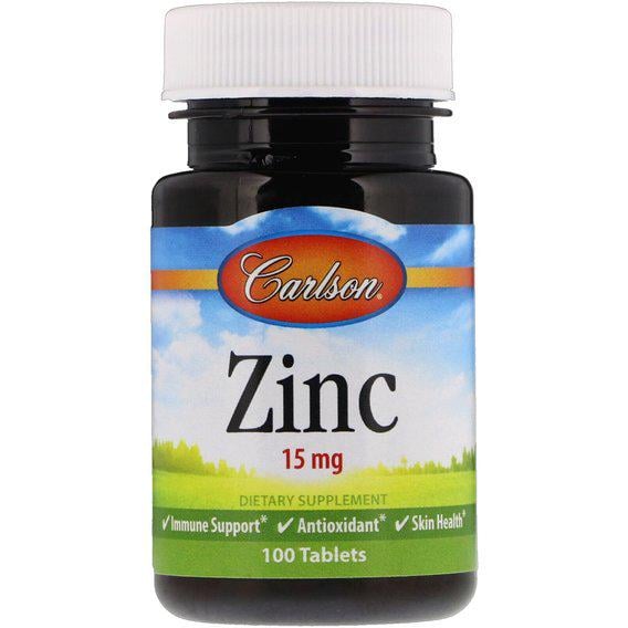 Мікроелемент Цинк Carlson Labs Zinc 15 мг 100 Tabs