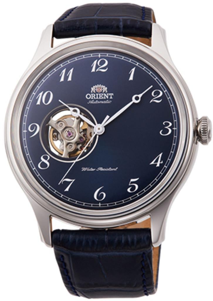 Наручний годинник чоловічий Orient RA-AG0015L10B з сталевим корпусом WR 30 м Синій (3124939513)
