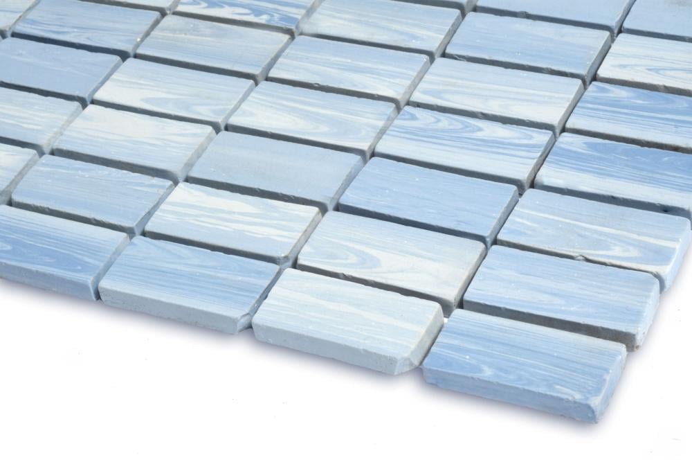 Мозаїка керамогранітна Kotto Ceramica MI7 23460119C 300x300x7 мм/прямокутник 23x46 мм Lapislazzuli - фото 1