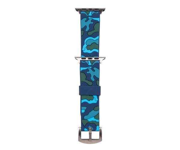 Ремінець Band Military Series для Apple Watch 3 42 мм Black/Blue (0100000061946)