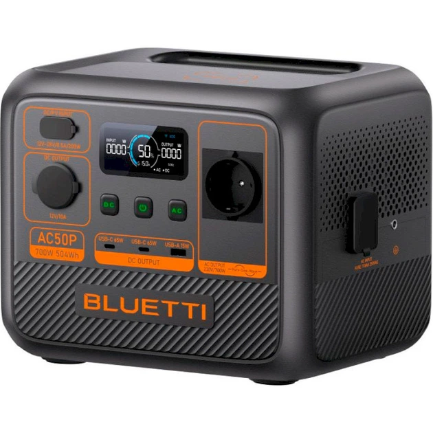 Электростанция Bluetti AC50P 700W Черный (AC50P)