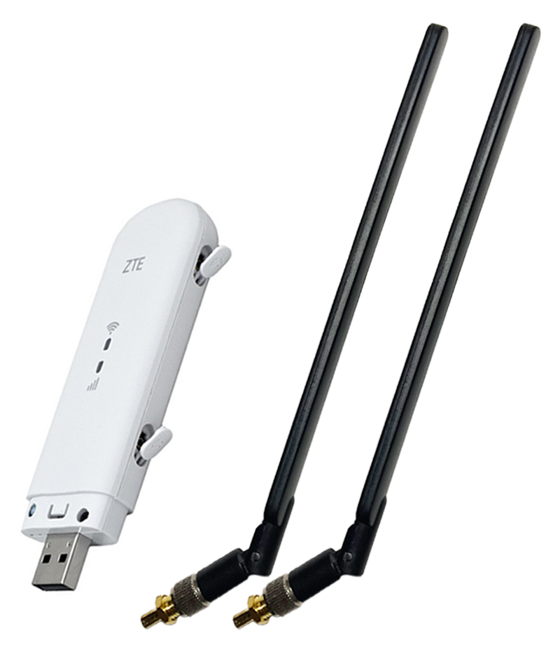 Роутер ZTE 4G-LTE/3G Wi-Fi MF79u и 2 антенны по 8db (23461550)