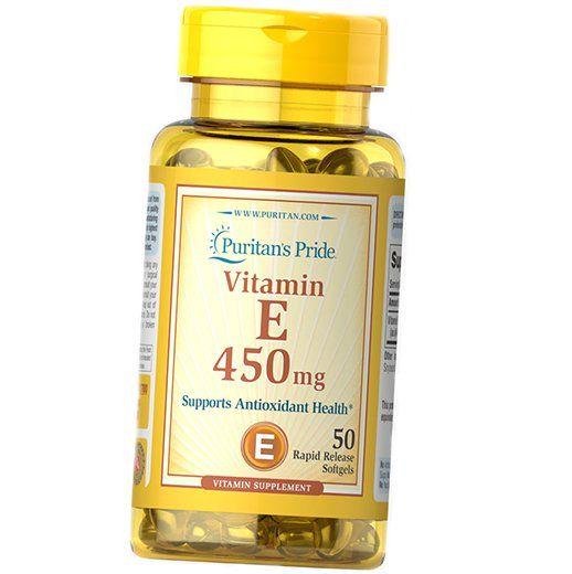 Витамин Е Puritan's Pride Vitamin E-450 100 гел. капс. (36367090)