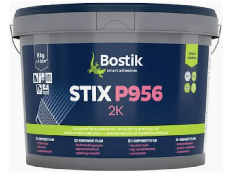 Клей влагостойкий Bostik Stix P956 2K 8 кг (2581383095)
