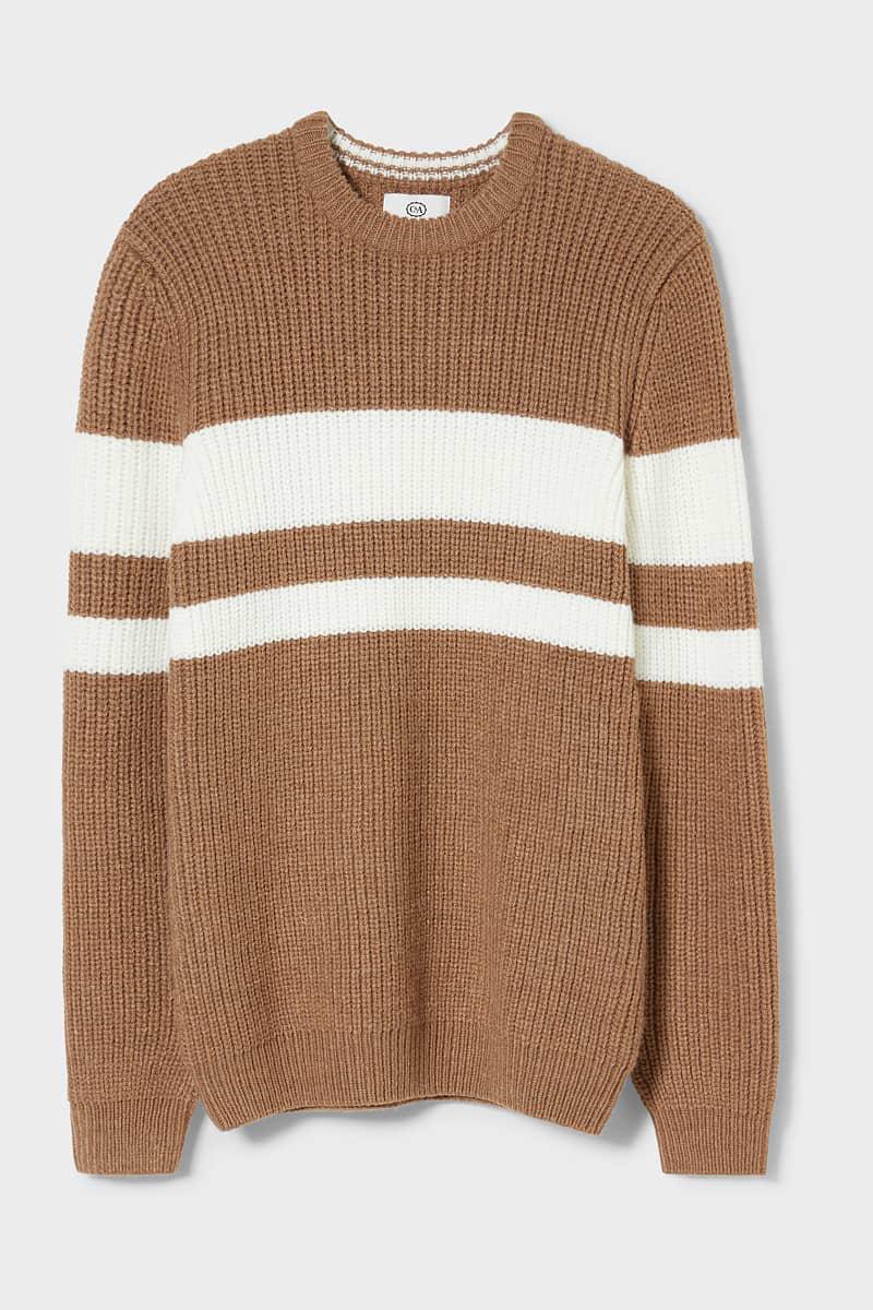 Джемпер C&A смужка L Коричневий (2119734)