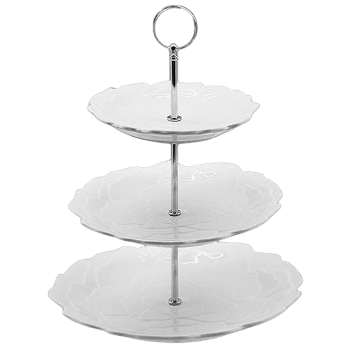 Фруктовница фарфор 3яр 7"/9"/11" 18/23/28 см (12063)