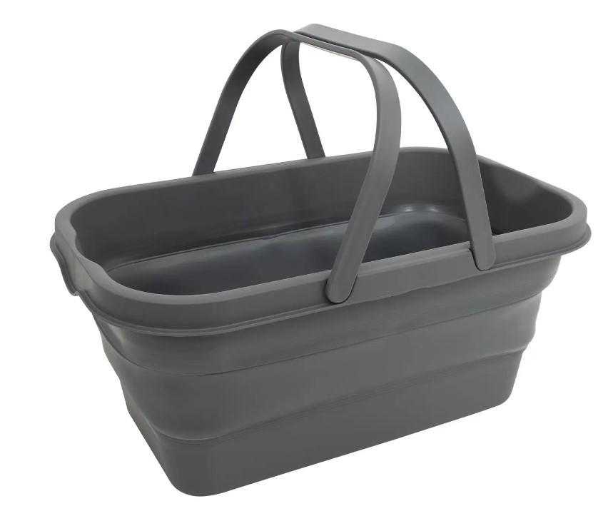 Кошик складний Bo-Camp Foldable Box With table Top 17L Grey (DAS302125) - фото 2