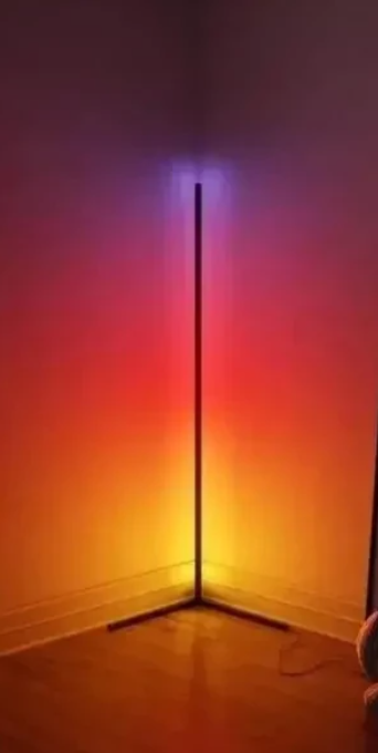 Напольная угловая RGB-лампа торшер с пультом управления 1 2 м (24984725)