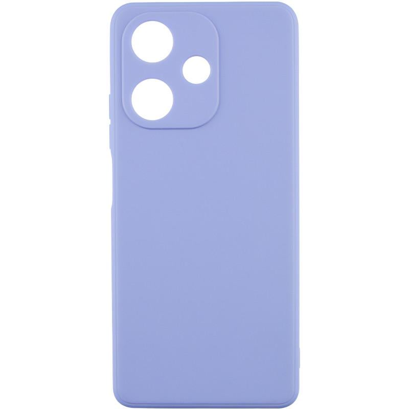 Противоударный силиконовый чехол Candy Full Camera для Infinix Hot 30i Голубой / Mist blue - фото 1