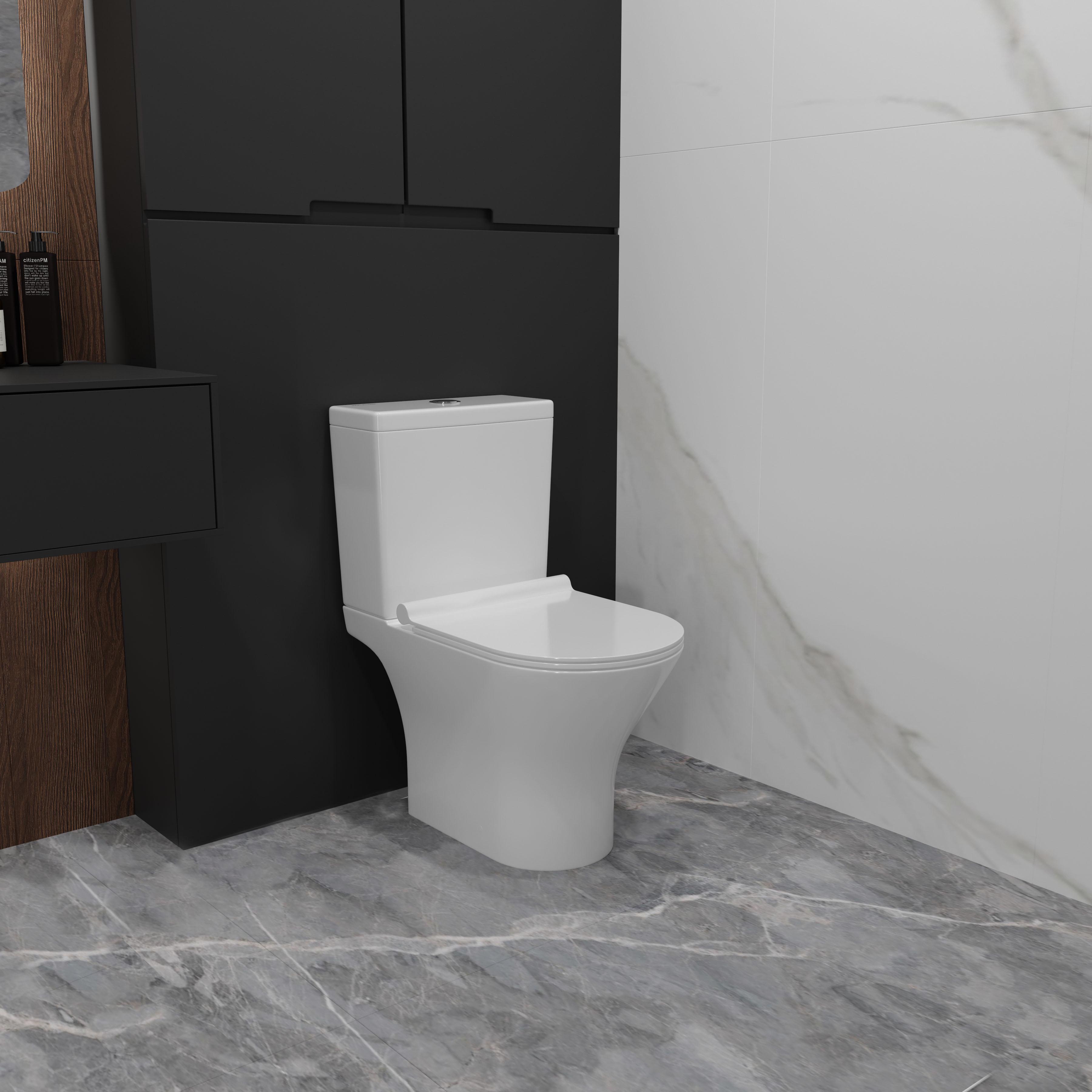 Унитаз напольный Koller Pool Edge 1856550199 безободковый с сиденьем с микролифтом (225649) - фото 2 Унитаз напольный Koller Pool Edge 1856550199 безободковый с сиденьем с микролифтом (225649) - фото 2