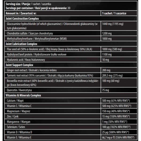 Комплекс для суставов и связок Kevin Levrone Anabolic Flex 30 капсул (00000036124) - фото 2