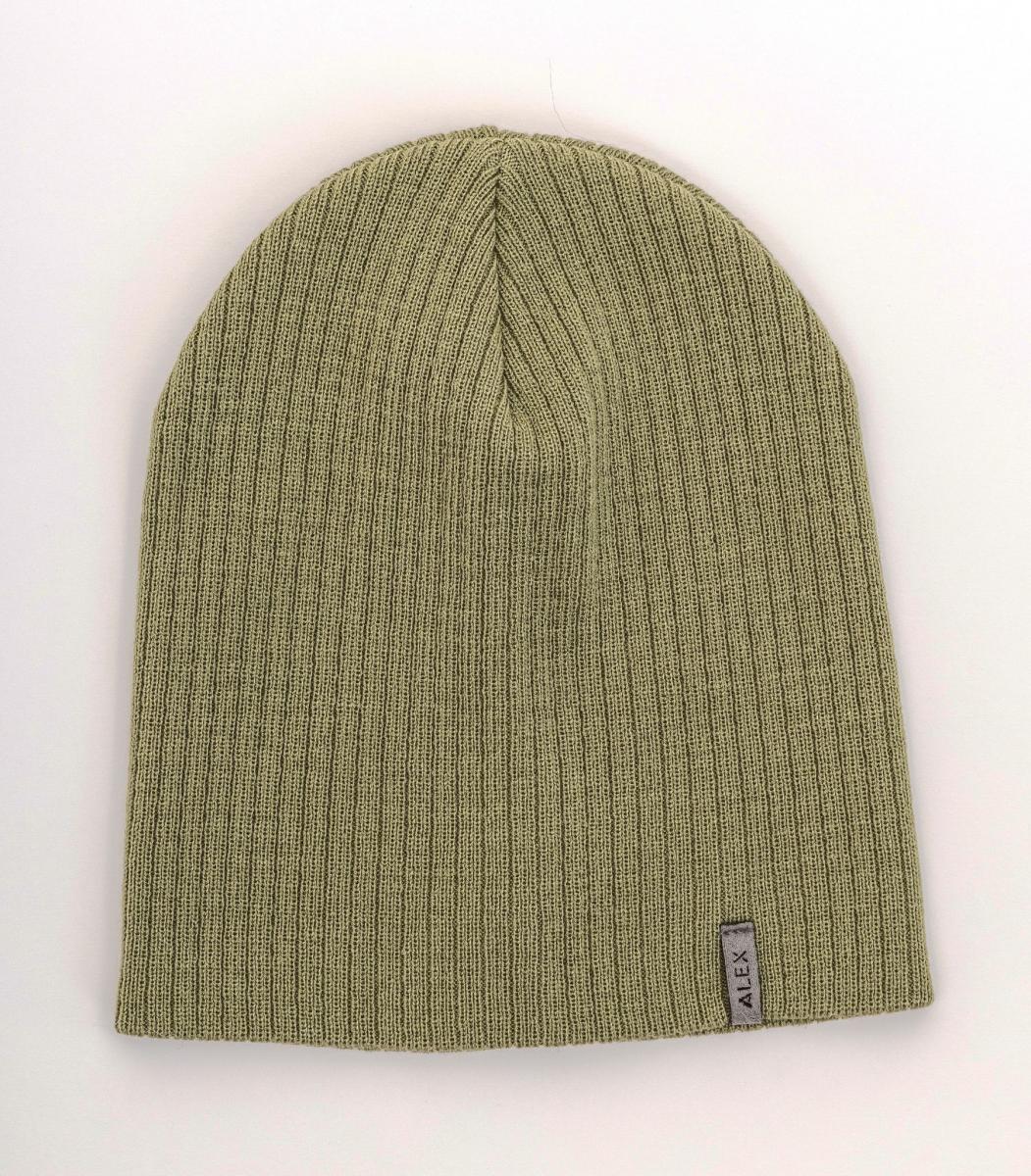 Шапка детская зимняя Alex Дэн 50-54 см Оливковый