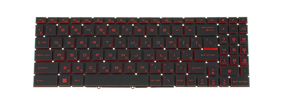 Клавіатура для ноутбука MSI GP76 підсвічування клавіш (MSI_GV66)